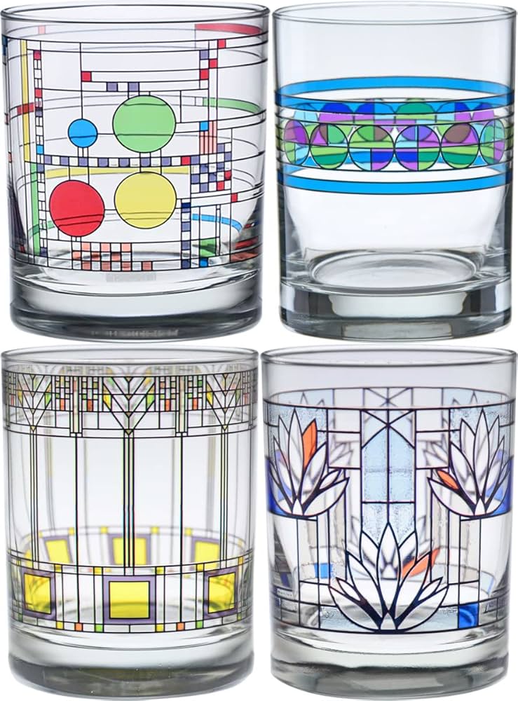 Amazon.com | Frank Lloyd Wright Double Old-Fashioned DOF Set